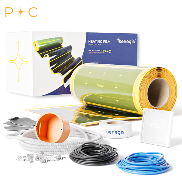 Folia grzewcza Senegis Premium PTC- zestaw 5m2, szer.50cm,110W/m2, SG611wifi